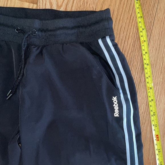 Black Joggers 💖Bundle It!💖 with White Stripe Reebok - Picture 4 of 7